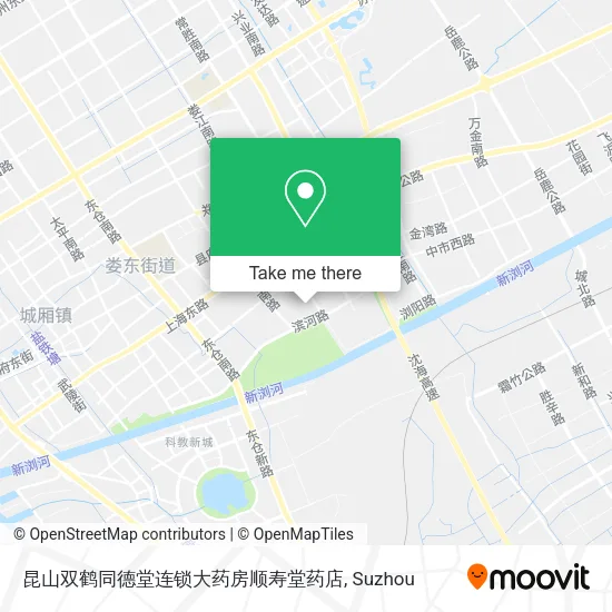 昆山双鹤同德堂连锁大药房顺寿堂药店 map