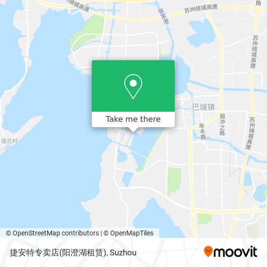捷安特专卖店(阳澄湖租赁) map