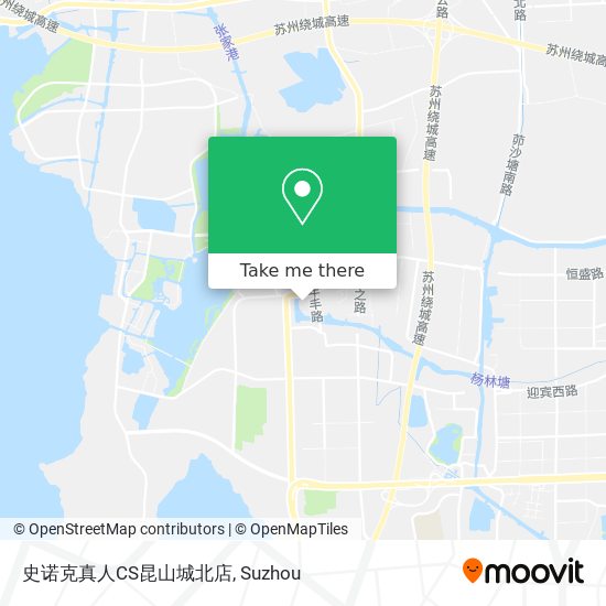 史诺克真人CS昆山城北店 map