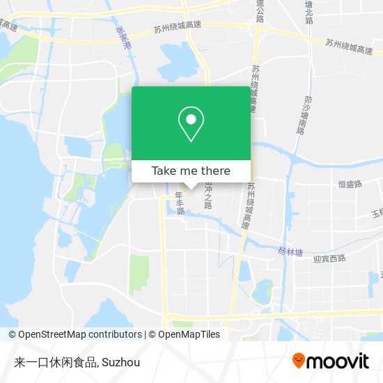 来一口休闲食品 map