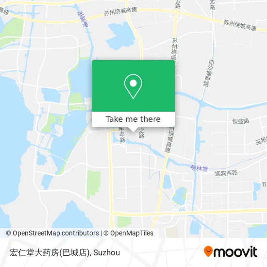 宏仁堂大药房(巴城店) map