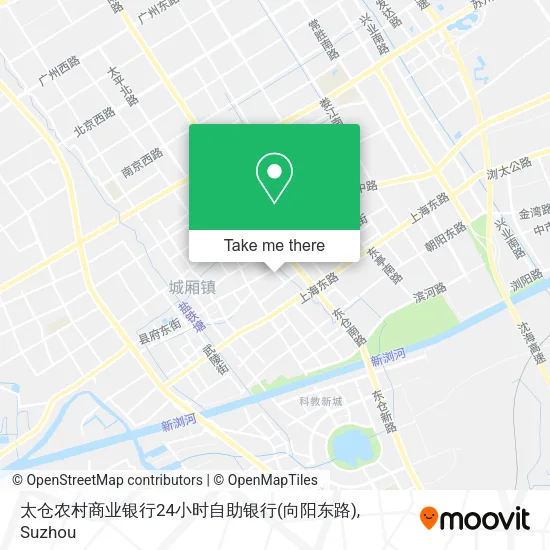 太仓农村商业银行24小时自助银行(向阳东路) map