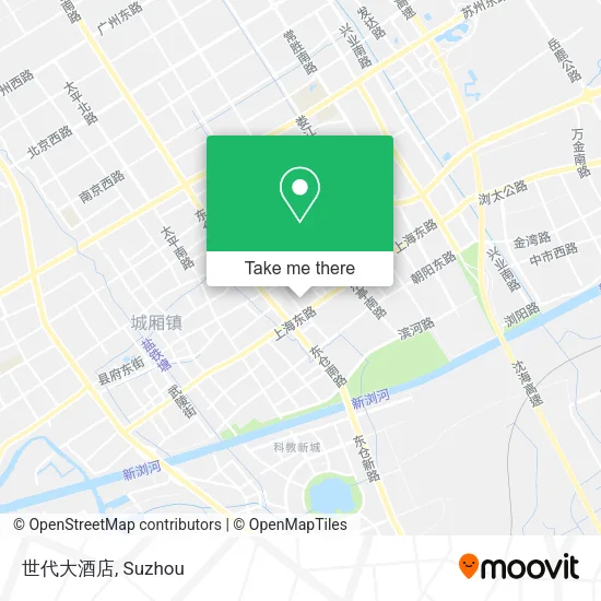 世代大酒店 map