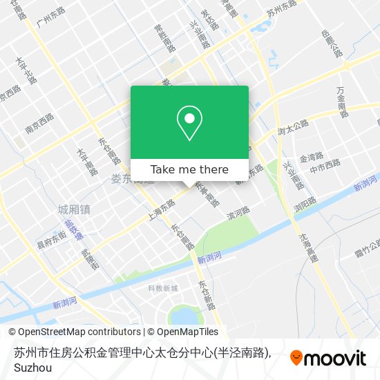 苏州市住房公积金管理中心太仓分中心(半泾南路) map