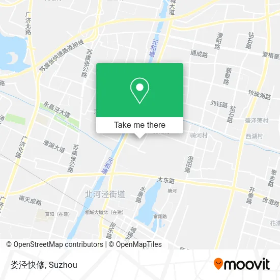 娄泾快修 map