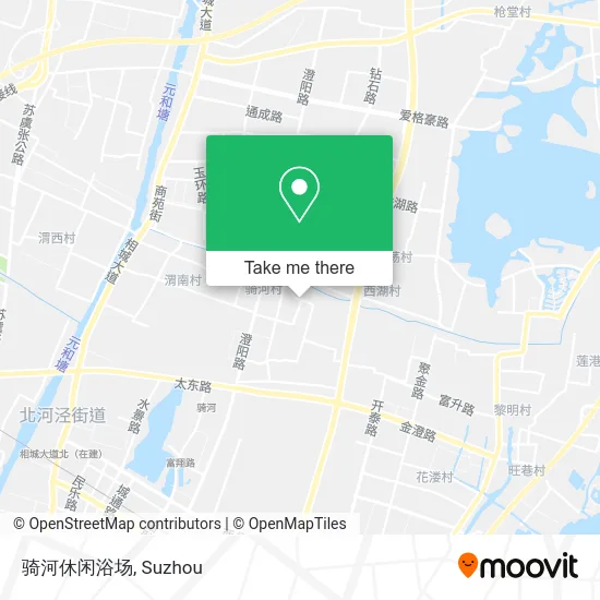 骑河休闲浴场 map
