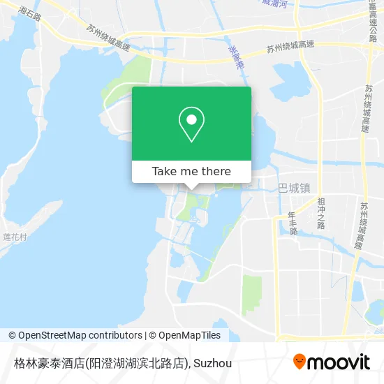 格林豪泰酒店(阳澄湖湖滨北路店) map