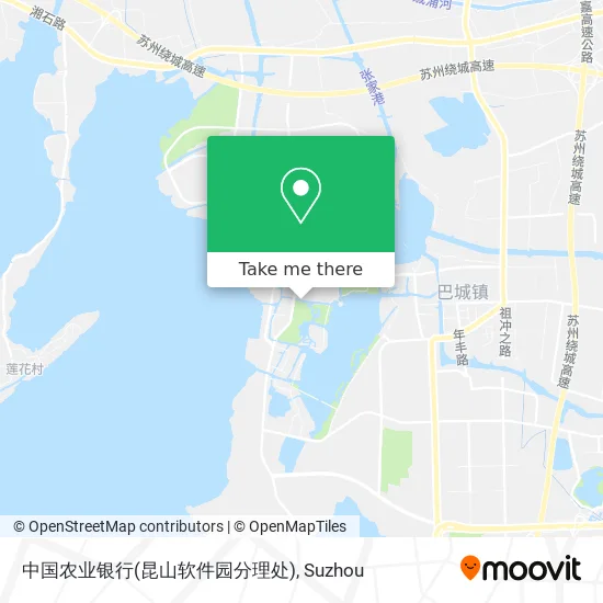 中国农业银行(昆山软件园分理处) map