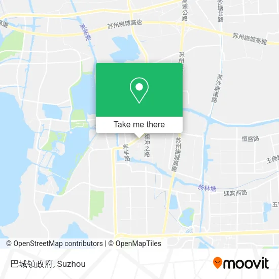 巴城镇政府 map