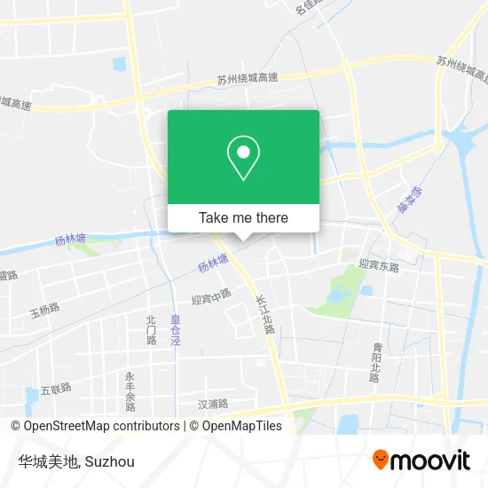 华城美地 map