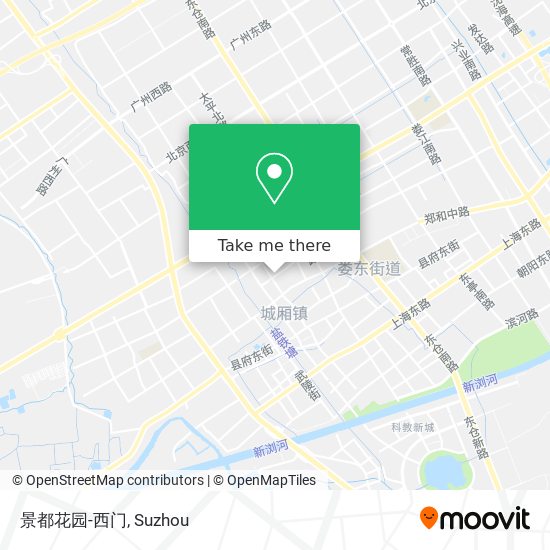 景都花园-西门 map