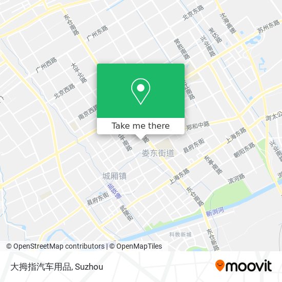 大拇指汽车用品 map