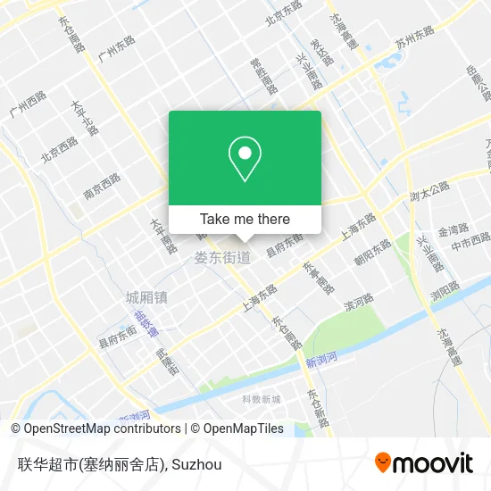 联华超市(塞纳丽舍店) map