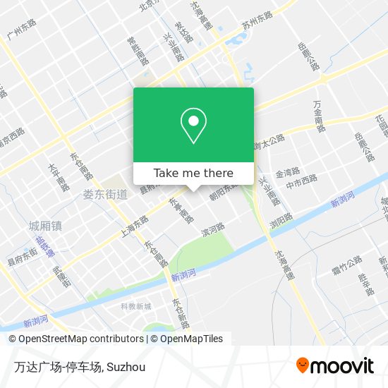 万达广场-停车场 map