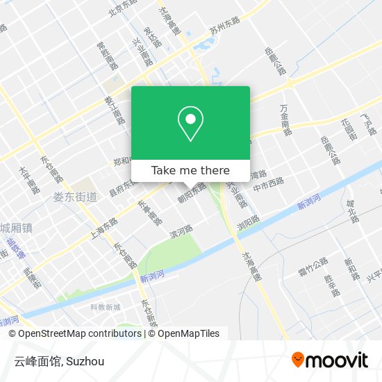云峰面馆 map