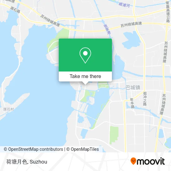 荷塘月色 map