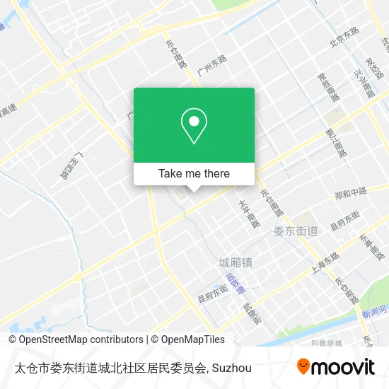 太仓市娄东街道城北社区居民委员会 map