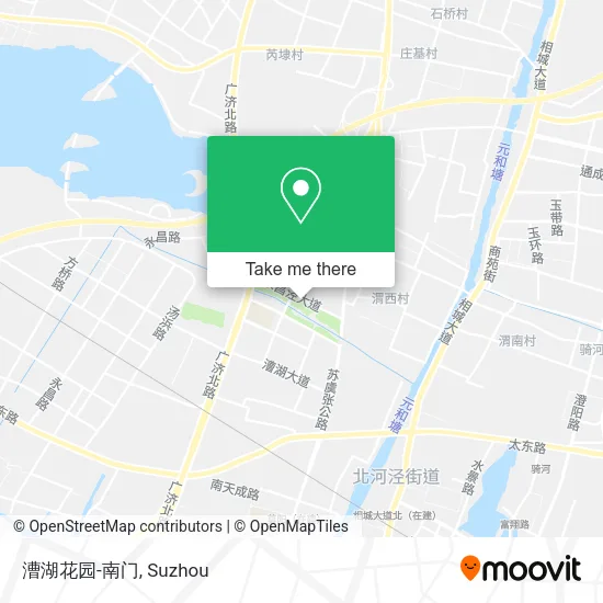 漕湖花园-南门 map