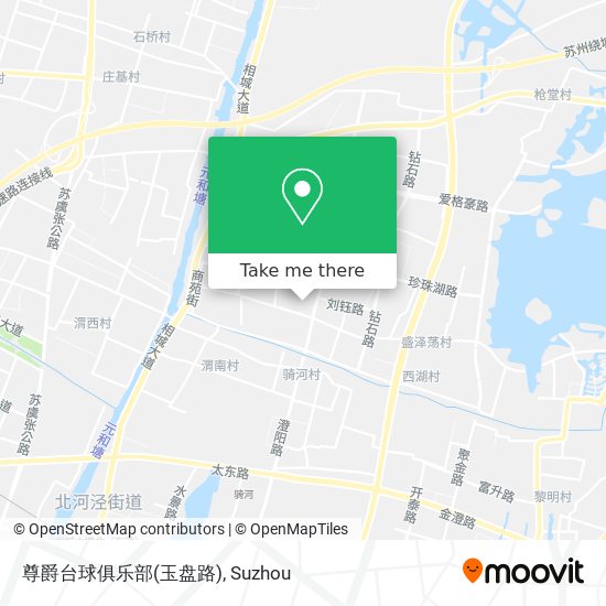 尊爵台球俱乐部(玉盘路) map