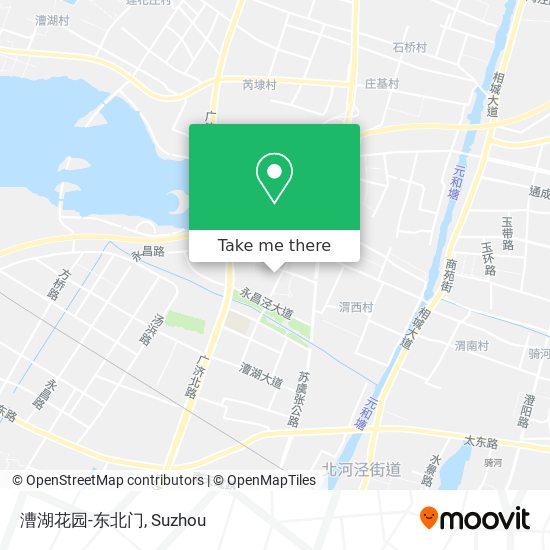 漕湖花园-东北门 map