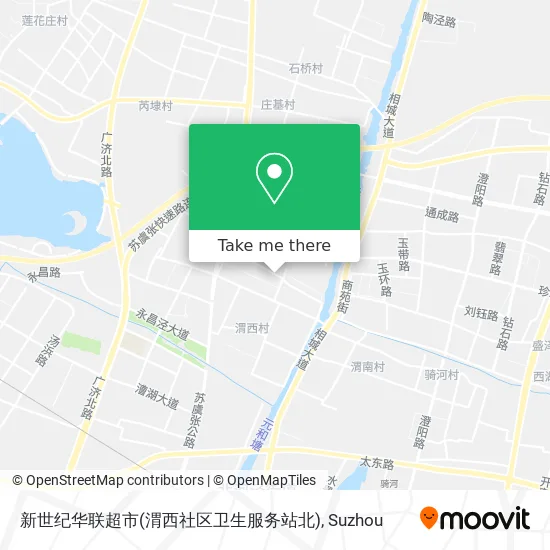 新世纪华联超市(渭西社区卫生服务站北) map