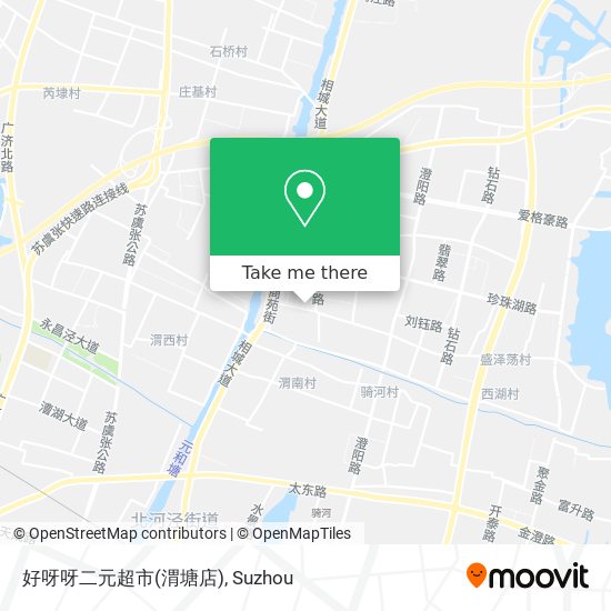 好呀呀二元超市(渭塘店) map