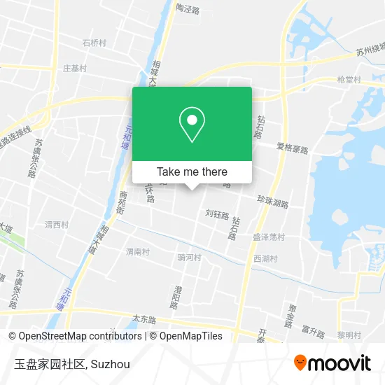 玉盘家园社区 map
