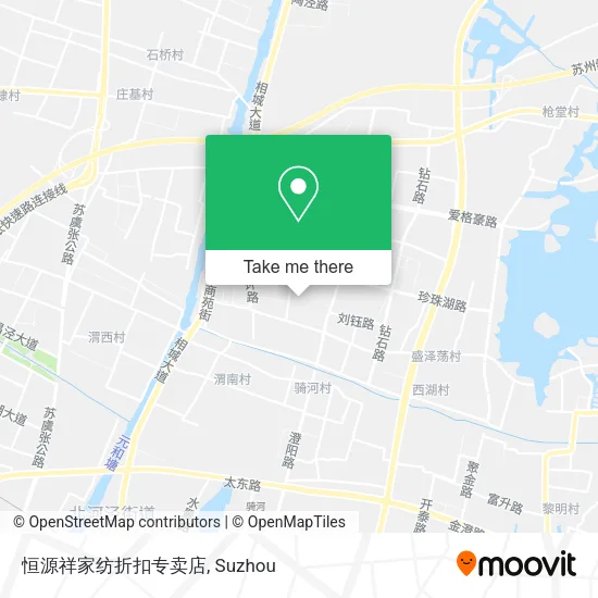 恒源祥家纺折扣专卖店 map