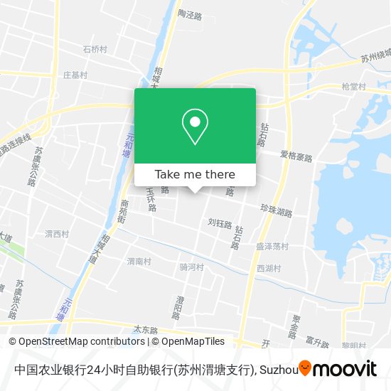 中国农业银行24小时自助银行(苏州渭塘支行) map