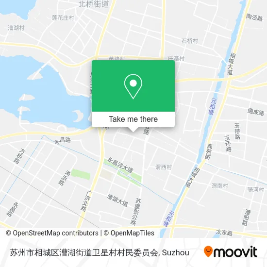 苏州市相城区漕湖街道卫星村村民委员会 map