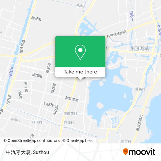 中汽零大厦 map