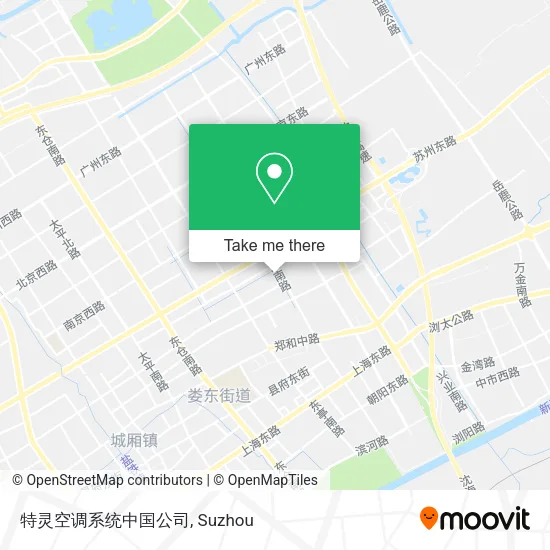 特灵空调系统中国公司 map