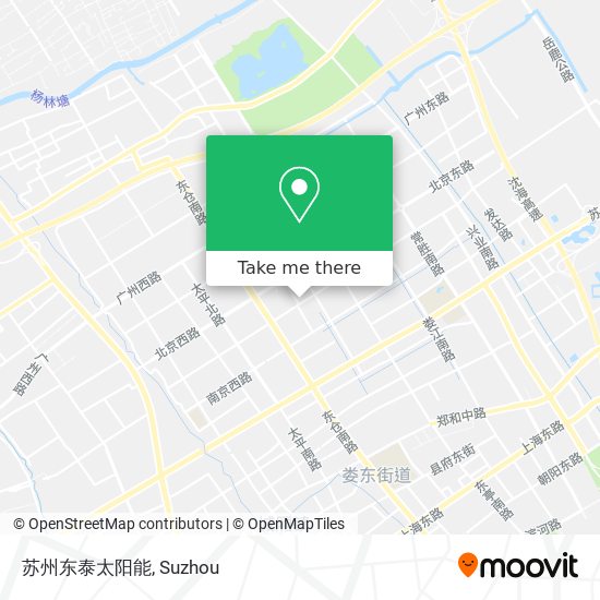 苏州东泰太阳能 map