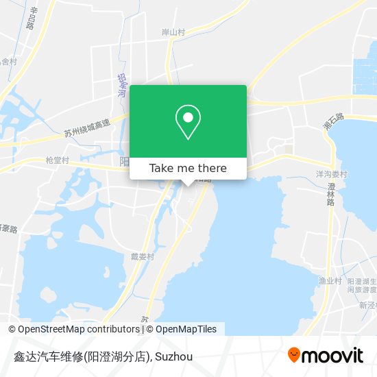 鑫达汽车维修(阳澄湖分店) map