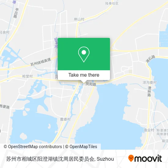 苏州市相城区阳澄湖镇沈周居民委员会 map