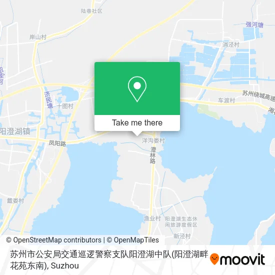 苏州市公安局交通巡逻警察支队阳澄湖中队(阳澄湖畔花苑东南) map