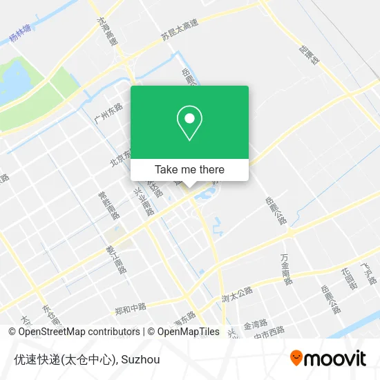 优速快递(太仓中心) map