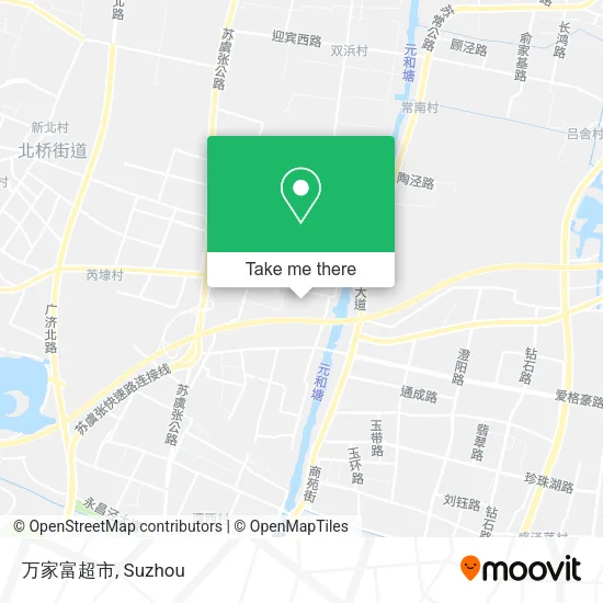 万家富超市 map
