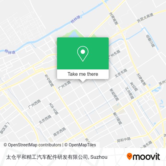 太仓平和精工汽车配件研发有限公司 map