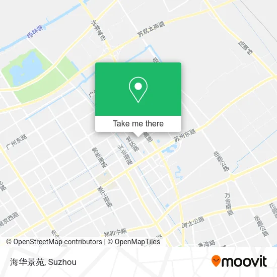 海华景苑 map
