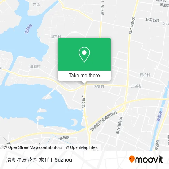 漕湖星辰花园-东1门 map