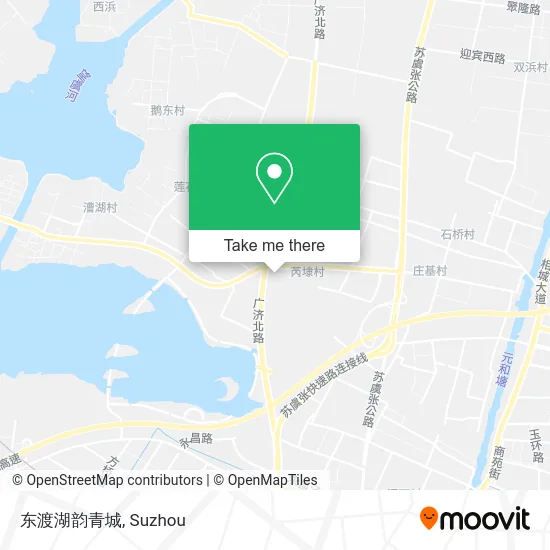 东渡湖韵青城 map