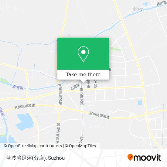 蓝波湾足浴(分店) map