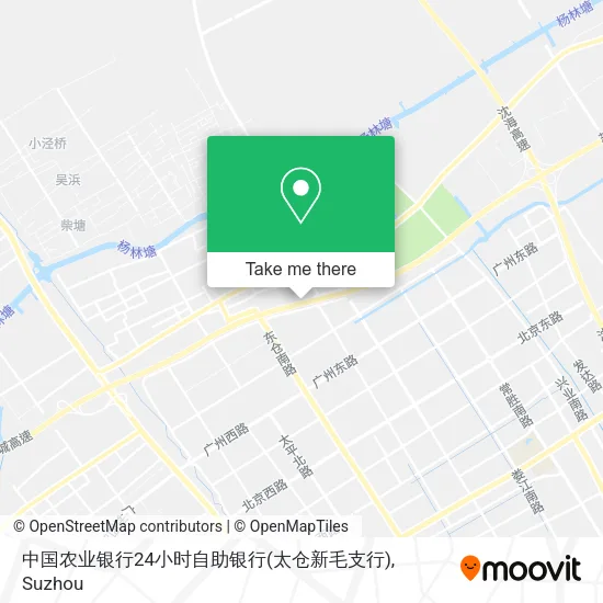 中国农业银行24小时自助银行(太仓新毛支行) map