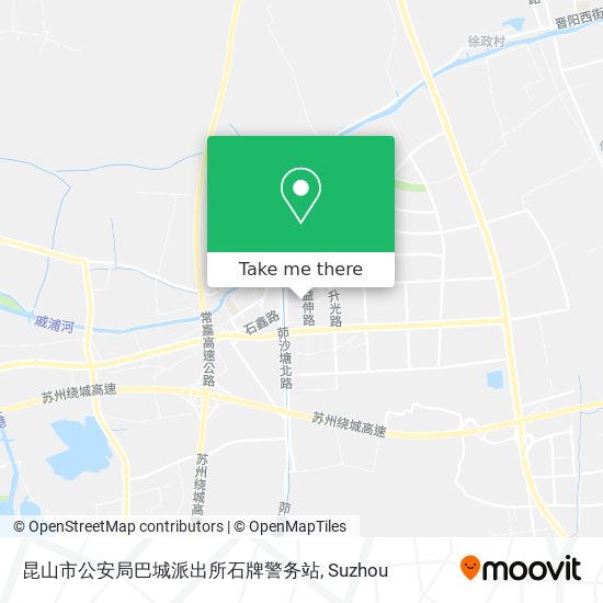 昆山市公安局巴城派出所石牌警务站 map