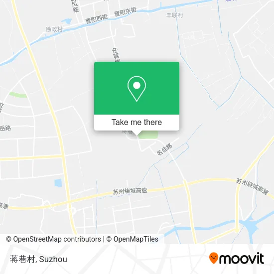 蒋巷村 map