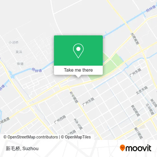 新毛桥 map