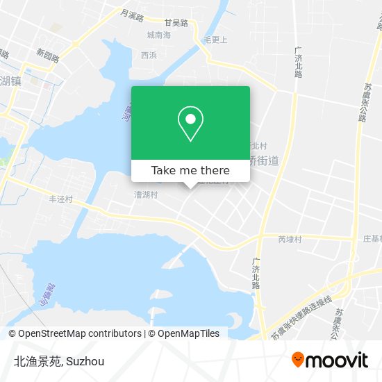 北渔景苑 map