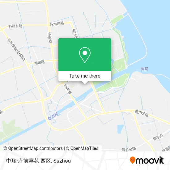 中瑞·府前嘉苑-西区 map