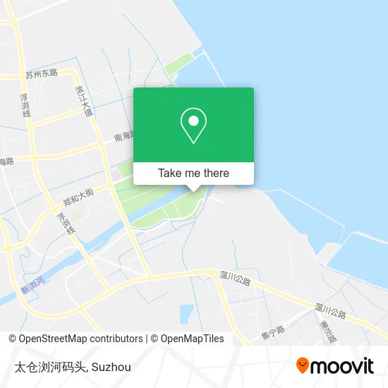 太仓浏河码头 map